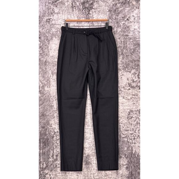 New Brooks Brothers Pants 4 Womens Red Fleece Wool Blend Tapered Trouser - Picture 1 of 7